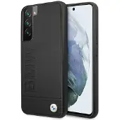 BMW Signature Logo Imprint-etui til Samsung Galaxy S22+ - Sort