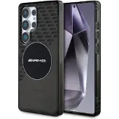 Mercedes AMG Transparent Rhombs MagSafe-etui til Samsung Galaxy S25 Ultra - Sort