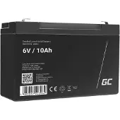 Green Cell AGM Batteri 6V 10Ah