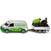 Siku 1:50 VW T6 med græsslåmaskine