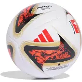 Adidas Fodbold Bundesliga Torfabrik Training - Hvid/Sort/Rød, størrelse Ball SZ. 5