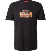 HUGO T-shirt i bomuldsjersey med printet grafik