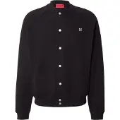 HUGO Bomberjakke i interlock-jersey med stablet logo