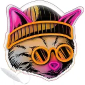 Forever Neon ART LED CAT DREAMER daugiaspalvis FLA04 Light