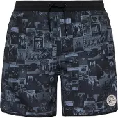 O'Neill Badeshorts 'O'riginals Scallop 16' lysegrå / sort