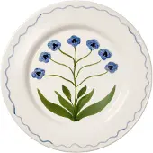 Pick a Poppy Madelen Möllard Pansy tallerken Blue, 28 cm