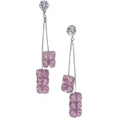 Avant Garde Øreringe 'Zinae' lys pink