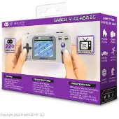 Dreamgear GAMER V CLASSIC bærbar spillekonsol 220 spil i ét, grå, lilla
