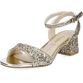 Buffalo Sandaler 'Rainelle' guld / sort