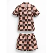 LEAFLETIC Pyjamas rosa guld