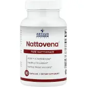 Arthur Andrew Medical , NattovenaÆ, Rent Nattokinase, 4,000 FU, 90 Kapsler