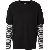 Urban Classics Bluser & t-shirts sort / hvid