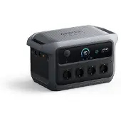 Anker SOLIX C2000 - Gen 2 - American version - transportabel strømstation - AC 120 V - 2400 Watt - litiumjernfosfat - 40000 mAh - 2048 Wh - output-stikforbindelser: 9