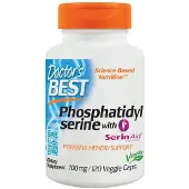 Doctors Best , Fosfatidyl Serin, 100 mg, 120 Vegetariske Kapsler