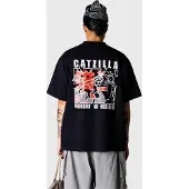 Woodbird Herre Baine Zilla T-shirt Sort