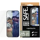PanzerGlass SAFE. by - Skærmbeskytter for mobiltelefon - anti-blå lys, ultra-bred pasform - glas - for Apple iPhone 16 Pro
