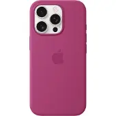 Apple - Beskyttelsescover til mobiltelefon - MagSafe-kompatibilitet - silicone - Fuchsia - for iPhone 16 Pro