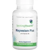 Seeking Health , Magnesium Plus med Vitamin B6, 100 Kapsler