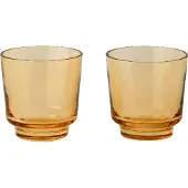 Muuto Raise glas 20 cl 2-pak Burnt orange