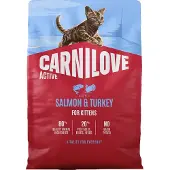 Carnilove Aktiv Laks Og Kalkun Kattemad Til Killinger 2kg