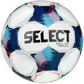 Select Fodbold Brillant Replica V25 - Hvid/Blå, størrelse Ball SZ. 5