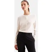 Seidensticker Cardigan 'The Knits' hvid