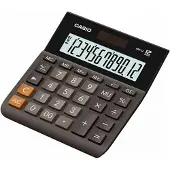 Casio Skrivebordsregnemaskine MH-12, 127 x 136,5 x 28,8 mm, sort