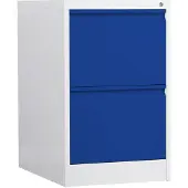 Phoenix Safe Co. FC1002GBK, Hvid, Blå, Stål, 2 skuffe(r), Nøgle, 450 mm, 620 mm