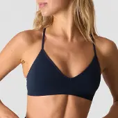 ICANIWILL Smooth Seamless Sports‑BH Smalle Stropper Mørkeblå