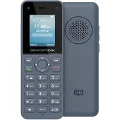 Grandstream Networks Grandstream WP826 - Trådløs VoIP-telefon - med Bluetooth interface - IEEE 802.11a/b/g/n/ac/ax (Wi-Fi) - 4-vejs opkaldskapacitet - SIP - 3 linier