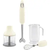 Smeg 50's Style stavblender sæt 4 dele Creme