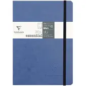 Clairefontaine 'Age Bag' trådbundet notebook A5 dot 192 sider - blå