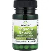 Swanson Health , Magnolia Ekstrakt, 200 mg, 30 Veggie Kapsler