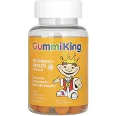 GummiKing , Turmeric + Ginger For Børn, Mango, 60 Gummies