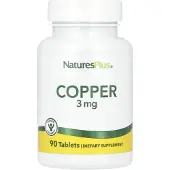 NaturesPlus , Kopper, 3 mg, 90 Tabletter