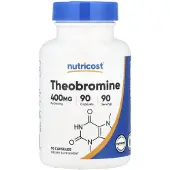 Nutricost , Theobromin, 400 mg, 90 Kapsler
