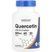 Nutricost , Kvercetin med Bromelain, 60 Kapsler