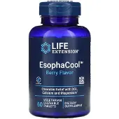Life Extension , EsophaCool, Jordbær, 60 Vegetariske Kædesmulende Tabletter