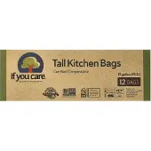 If you care , Høje Køkkenposer, 13 Gallon, 12 Bags