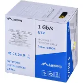Lanberg Cca Awg23 Cat6 Rulle Netværkskabel 305 M