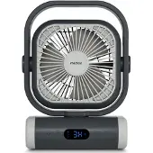 Medion E10 TF, Husholdning ventilator, Grå, Hvid, Loft, Gulv, Bord, 48 dB, 15 cm, 110°