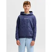Jack & Jones Hættetrøje - JorNorrebro - Noos - Crown Blue - - 10 år (140) - Hættetrøje