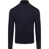 Suitable Suitabe Merino Højhaset Trøje Marinebå Bå Mørkebå måe