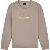 EA7 EA7til kvinder. 7W001488_AF24375 Grå Logo Series sweatshirt (M), Casual, Modal, Lange ærmer