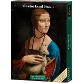 Castorland Dame med hermelin 1000 brikker puslespil. Leonardo da Vinci