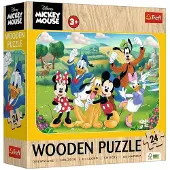 Trefl Træpuslespil 24 Mickey med venner