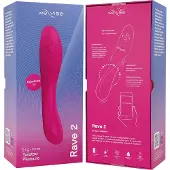 We-vibe WeVibe G-punktsvibrator med Rave 2-app fra WeVibe Fuchsia