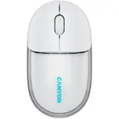 Canyon mus OnClick 24 BT/ Trådløs Transparent/Hvid