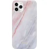Crong Marmor Etui - iPhone 11 Pro Etui (Pink)