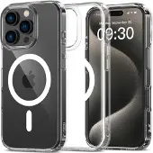 TechProtection iPhone 16 Pro Flexair Magnetisk Hybrid Cover - Gennemsigtig
